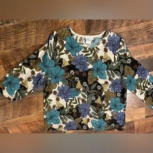 Hot Cotton 3/4 length sleeve Linen shirt